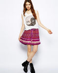 Minkpink Bohemian Rhapsody Waisted Skirt